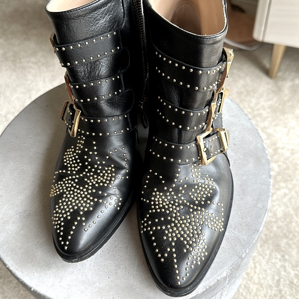 Classic Chloe Susana Boots in Black Gold - Picture 3 of 6